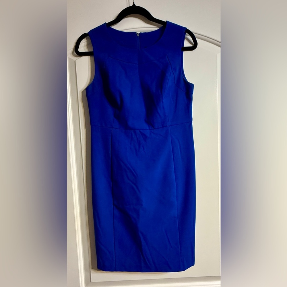Marc New York Sheath Dress Women 6P Royal Blue‎ Sleeveless Professional